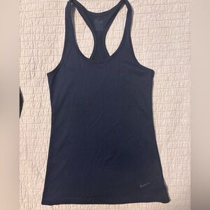 Nike Women's Dri-Fit Navy Blue Workout Tank Top XS